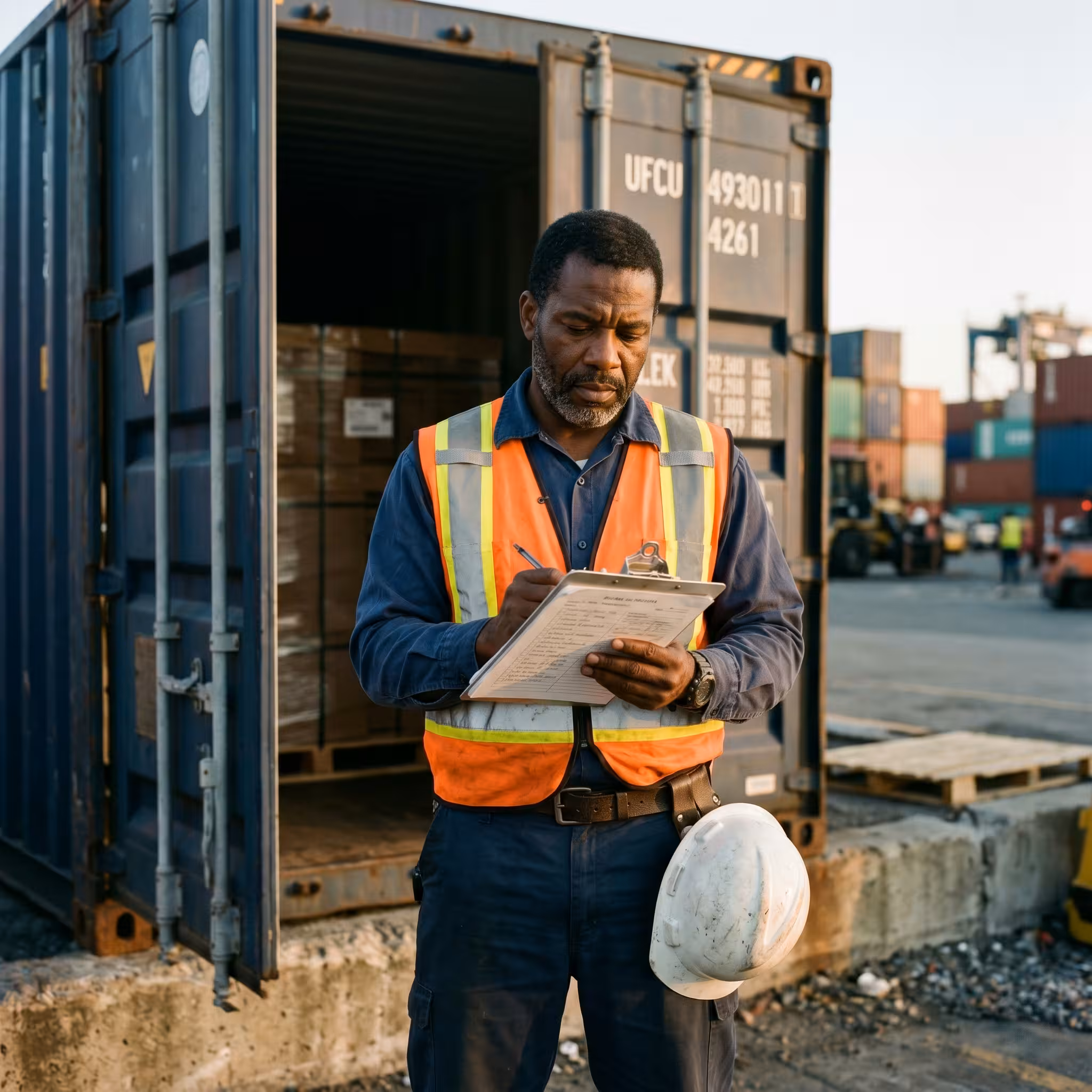 Kev T., Lead Inspector at the Aurora, Colorado container yard